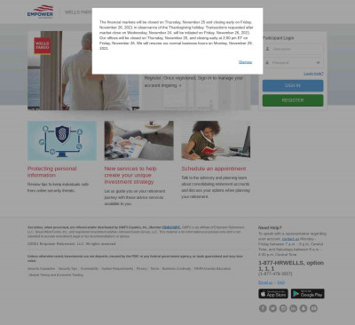 Empower Retirement: Wells Fargo Employee Login Empower Retirement: Wells Fargo Employee Login