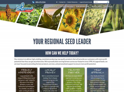Legend Seeds - Your Regional Seed Leader Legend Seeds - Your Regional Seed Leader