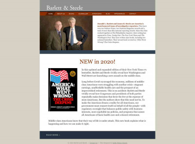 Journalism - Donald L. Barlett and James B. Steele Journalism - Donald L. Barlett and James B. Steele