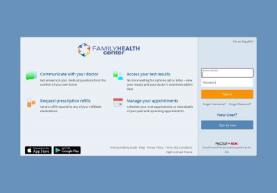 MyChart - Login Page - Family Health Center MyChart - Login Page - Family Health Center
