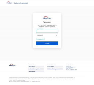 Customer Login | FreedomPlus® Customer Login | FreedomPlus®