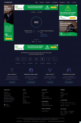 Speedtest d'Ookla – le test de vitesse de connexion global Speedtest d'Ookla – le test de vitesse de connexion global