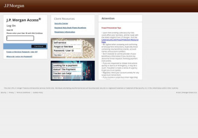 JP Morgan Access: Log On JP Morgan Access: Log On