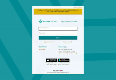 MyAtriumHealth - Login Page MyAtriumHealth - Login Page
