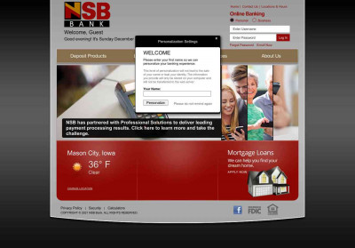 Home Page - NSB Bank Home Page - NSB Bank