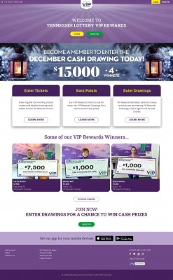 Tennessee Lottery VIP Rewards Tennessee Lottery VIP Rewards