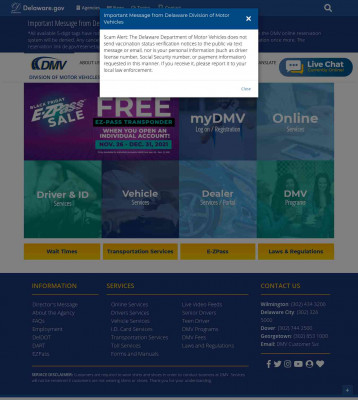 Delaware Division of Motor Vehicles - DMV News Delaware Division of Motor Vehicles - DMV News