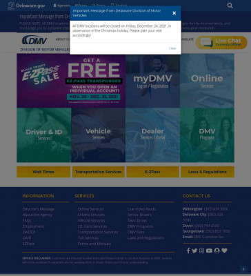 Delaware Division of Motor Vehicles - DMV News Delaware Division of Motor Vehicles - DMV News