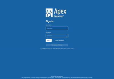 Apex Learning: Sign In Apex Learning: Sign In