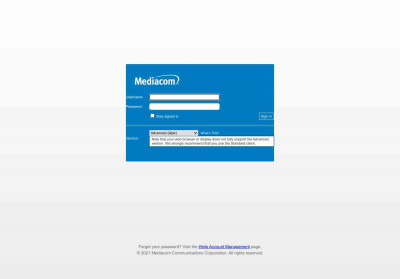 Mediacom Webmail Log In Mediacom Webmail Log In