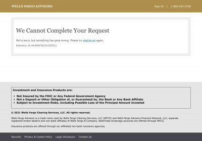 Sign on to View Your Wells Fargo Advisors Accounts - This ... Sign on to View Your Wells Fargo Advisors Accounts - This ...