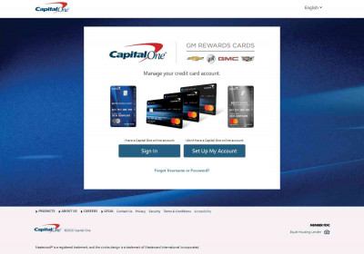 GM Capital One Credit Card Login GM Capital One Credit Card Login