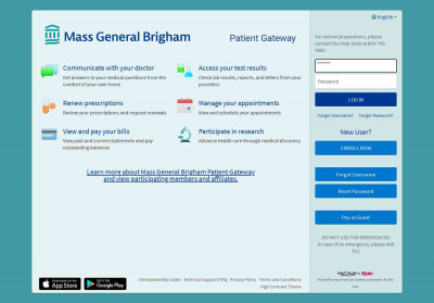Mass General Brigham Patient Gateway - Login Page Mass General Brigham Patient Gateway - Login Page