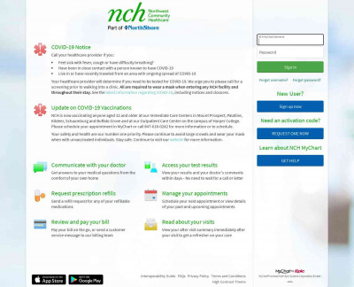 NCH MyChart - Login Page NCH MyChart - Login Page