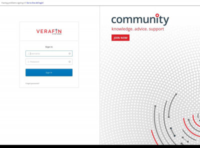 Verafin — Logon Verafin — Logon
