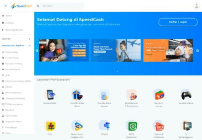 Login SpeedCash melalui web Login SpeedCash melalui web