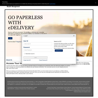 Comerica Securities - Welcome Comerica Securities - Welcome