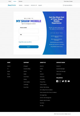 My Shaw Mobile | MyAccount My Shaw Mobile | MyAccount