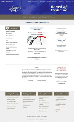 Board of Medicine - State of Wyoming Board of Medicine - State of Wyoming