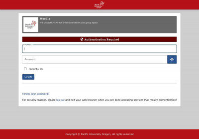 Moodle - Pacific University Moodle - Pacific University