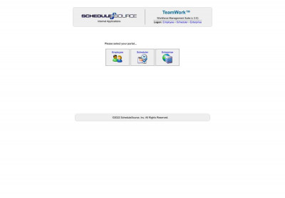 V2 » Logon - ScheduleSource TeamWork V2 » Logon - ScheduleSource TeamWork