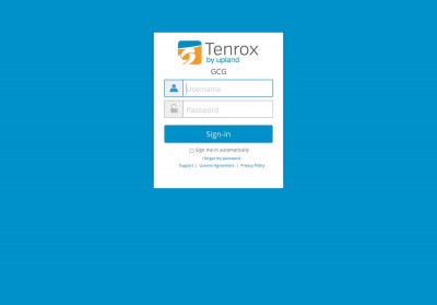 Tenrox Enterprise Portal Tenrox Enterprise Portal