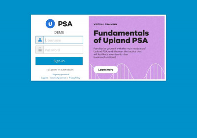 Upland PSA Upland PSA