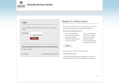 Annuity Service Center- Login Page USR - Talcott Resolution Annuity Service Center- Login Page USR - Talcott Resolution