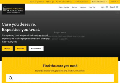 University of Iowa Hospitals & Clinics: Homepage University of Iowa Hospitals & Clinics: Homepage
