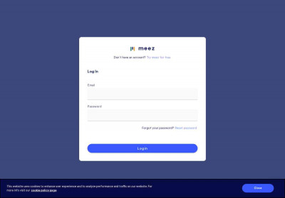 Login - meez Login - meez