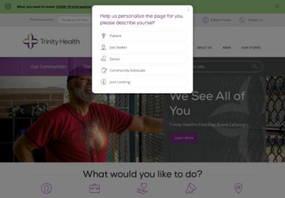 Self Service - Trinity Health Self Service - Trinity Health