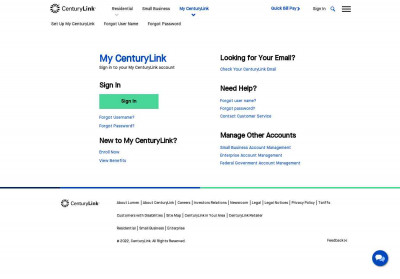 My CenturyLink: Sign In My CenturyLink: Sign In