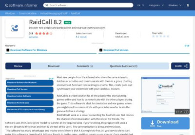 RaidCall Download - Play and communicate with your friends ... RaidCall Download - Play and communicate with your friends ...