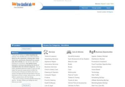 Registration | Create an account | globalfreeads.org Registration | Create an account | globalfreeads.org