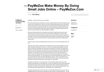 Earn Money | PayMeZox Make Money By Doing Small Jobs Online ... Earn Money | PayMeZox Make Money By Doing Small Jobs Online ...