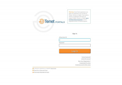 eTenet Login eTenet Login