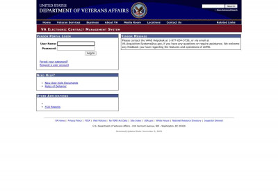 disclaimer - VA Vendor Portal disclaimer - VA Vendor Portal