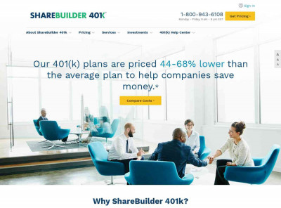 ShareBuilder 401k: Low Cost, High Service 401(k) Plans ShareBuilder 401k: Low Cost, High Service 401(k) Plans