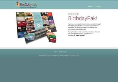 BirthdayPak: About Us BirthdayPak: About Us