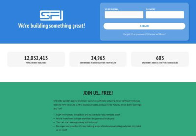 Earn money online with the world's largest affiliate network, SFI Earn money online with the world's largest affiliate network, SFI
