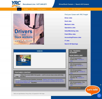 Truck Driver Jobs | Dock Worker Jobs |Work for YRC Freight ... Truck Driver Jobs | Dock Worker Jobs |Work for YRC Freight ...