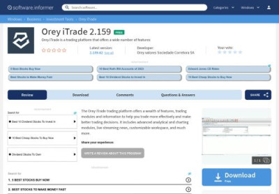 Orey iTrade 2.1 Download (Free) Orey iTrade 2.1 Download (Free)