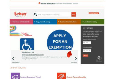 Login to, or register for, a Haringey account Login to, or register for, a Haringey account