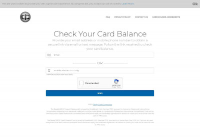 ReadyCARD® Balance and Transaction History ReadyCARD® Balance and Transaction History