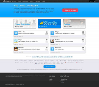 Chat Rooms - Wireclub Chat Rooms - Wireclub