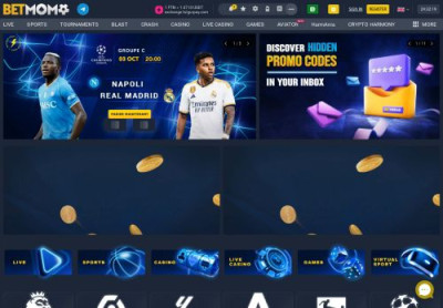 Top Casino Games and Sports Betting at Betmomo Top Casino Games and Sports Betting at Betmomo
