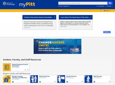 My Pitt | All Campuses My Pitt | All Campuses