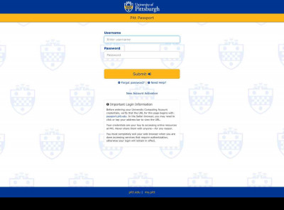 Pitt Passport Pitt Passport