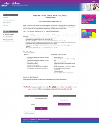 Step 1 of 3 - AHIP Medicare Training Step 1 of 3 - AHIP Medicare Training