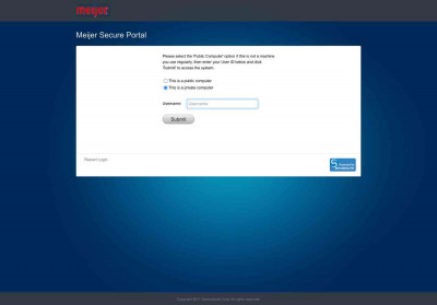 MyInfo - Meijer Secure Portal MyInfo - Meijer Secure Portal